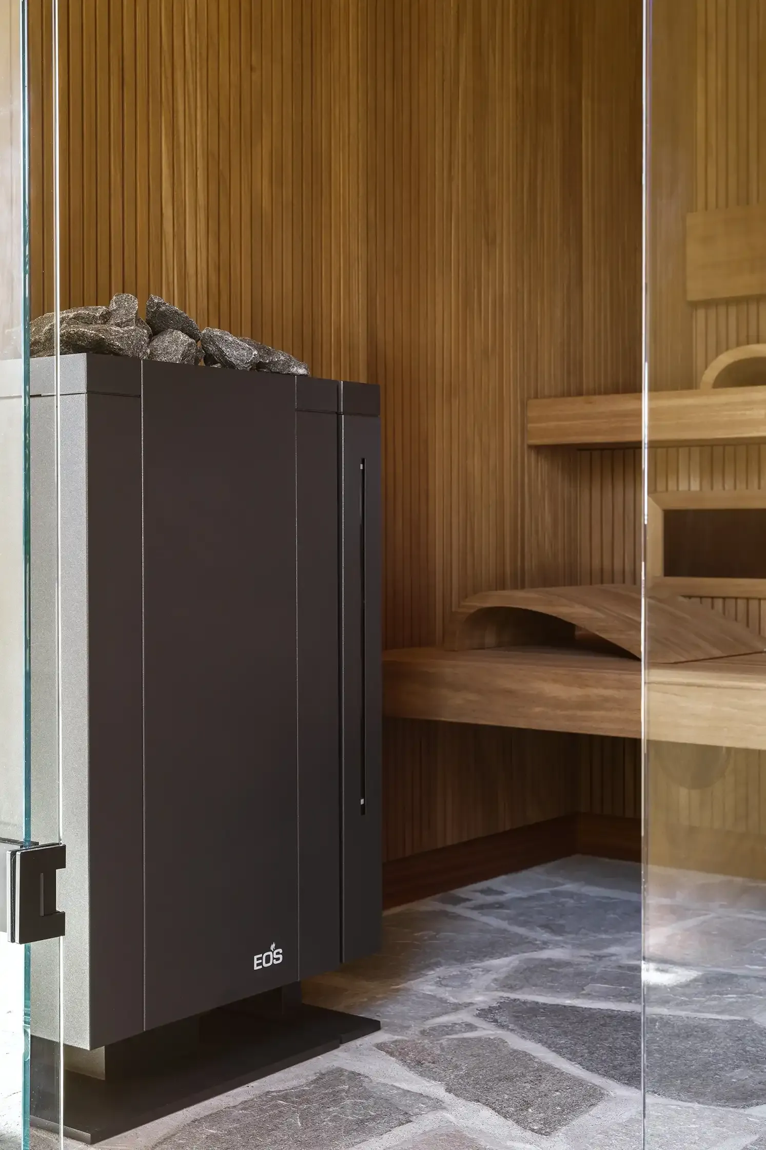 Sauna Saunaline vestavěná do letního domu