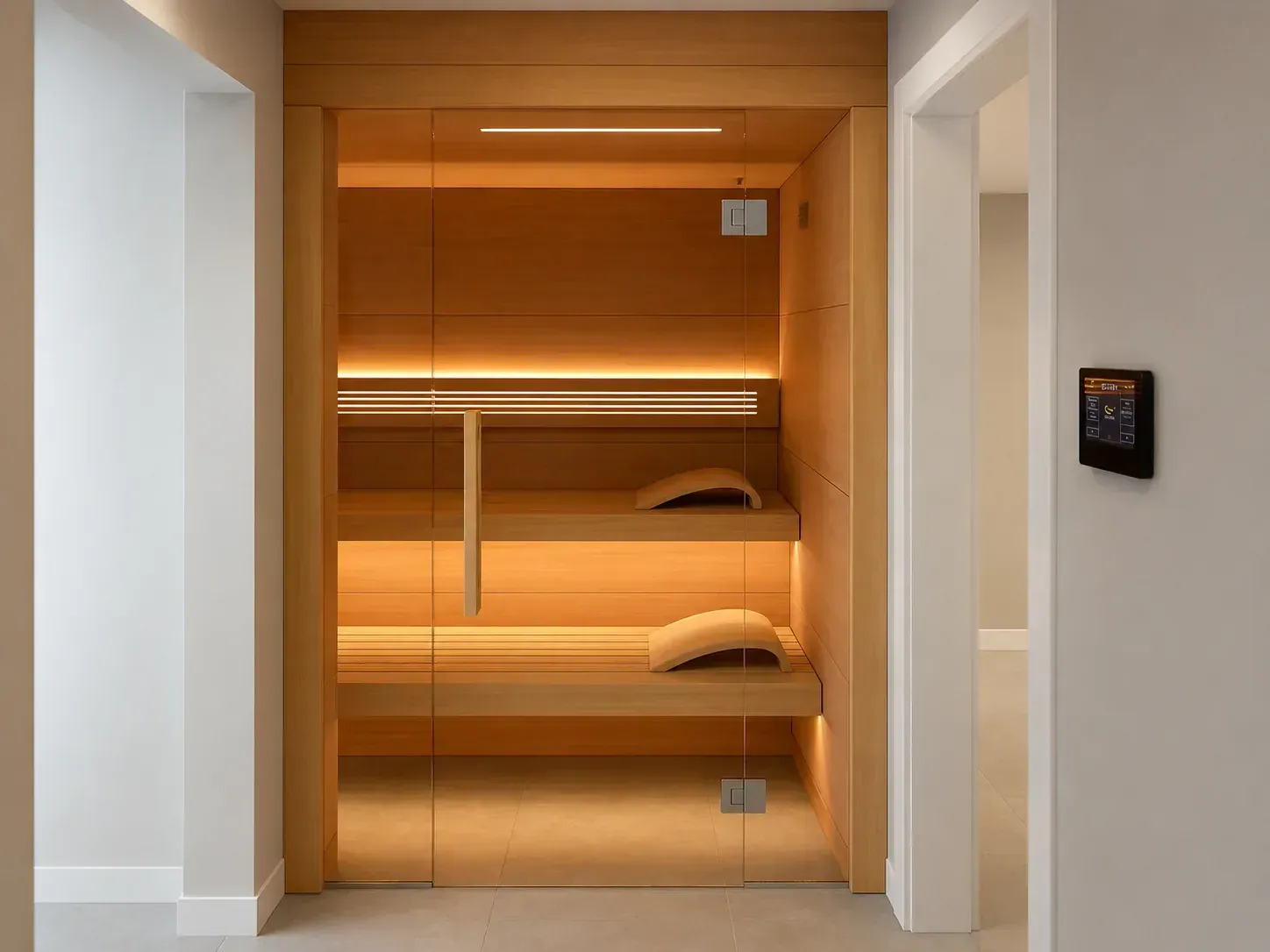 Perfect Line sauna, completed installation 5