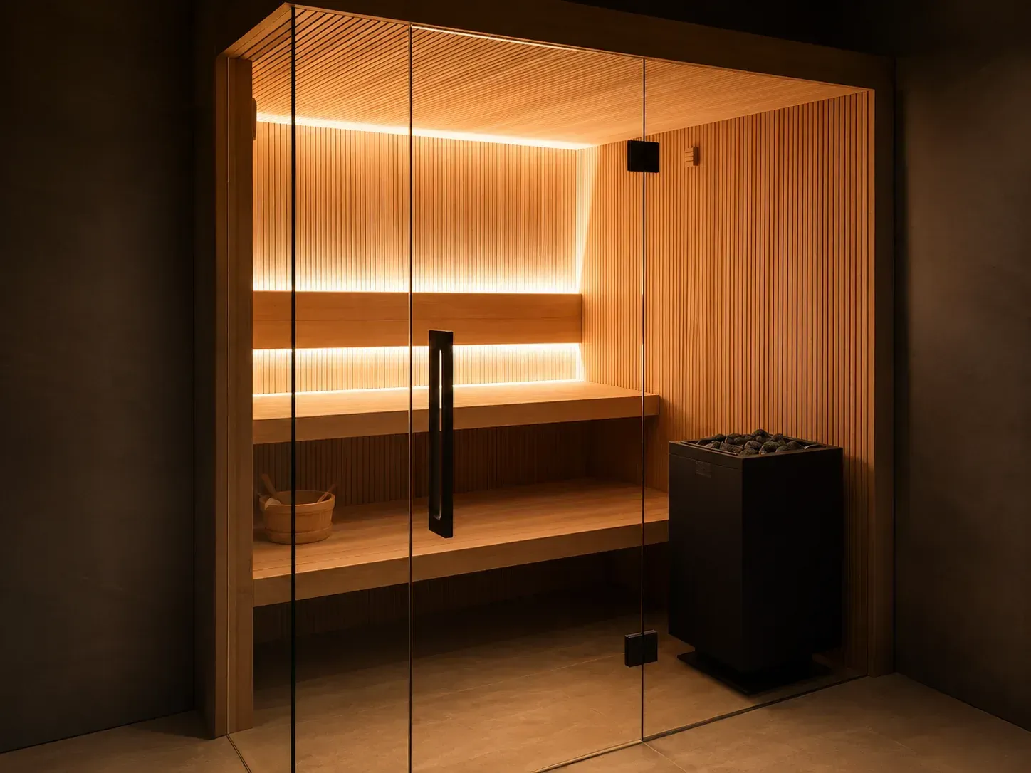 Pro Line sauna, completed installation 2