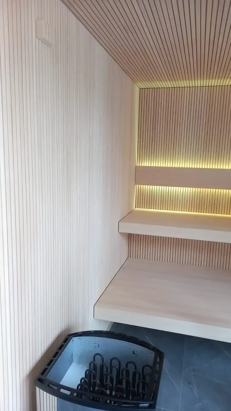 Pro Line sauna, completed installation 1